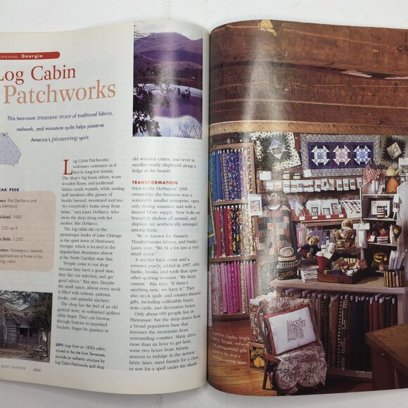 Better Homes Quilt Sampler Quilt Magazine 10 Projects July 2002 Modern Designs - Picture 9 of 14